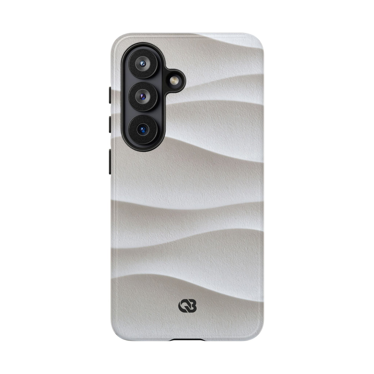 Sculpted Dune Relief · Tough Phone Case for Samsung · White