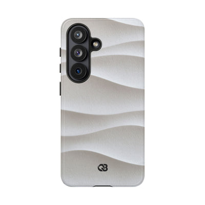 Sculpted Dune Relief · Tough Phone Case for Samsung · White