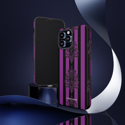 Damask Elegance Purple iPhone 13 Pro Max Case - Tough