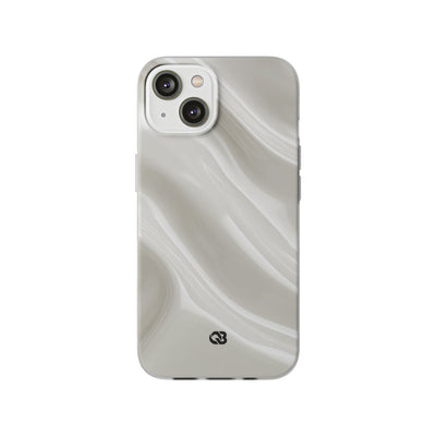 Liquid Enamel Fold · Lite Phone Case for iPhone ·  White