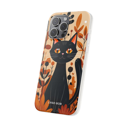Schwarze Katze Glow iPhone 15 Pro Max Case - Soft
