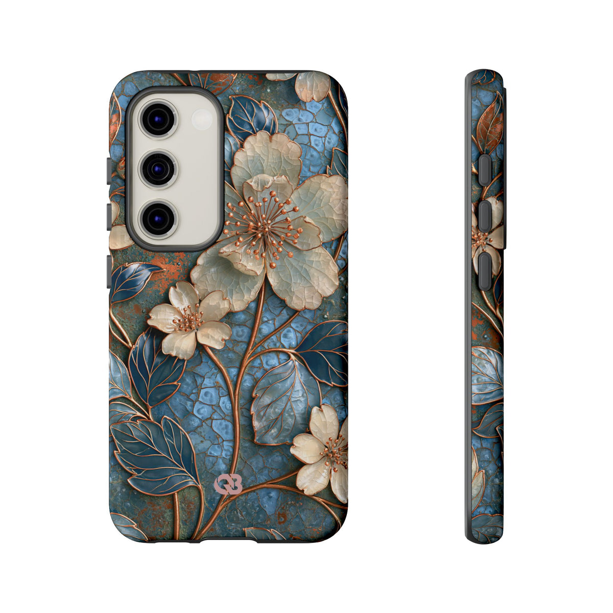 Gilded Blossom Reverie · Tough Phone Case for Samsung · Teal