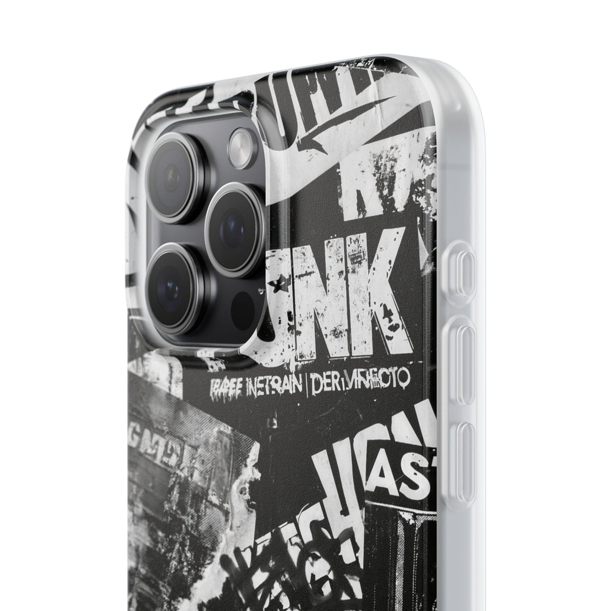 Underground Punk Collage · Lite Phone Case for iPhone ·  Black