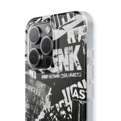 Underground Punk Collage · Lite Phone Case for iPhone ·  Black