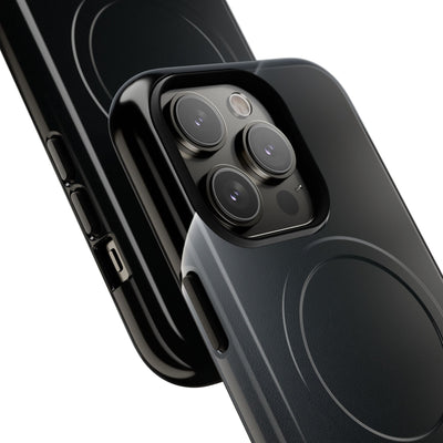 Black Tough 2.0 Magsafe Phone Case for iPhone - Obsidian Lunar Arch