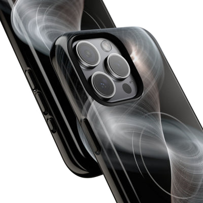 Luminous Vortex · Tough 2.0 Magnetic Phone Case for iPhone · Black