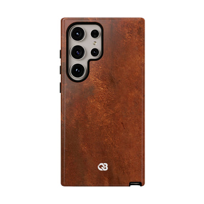 Oxidized Corten · Tough Phone Case for Samsung · Brown