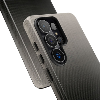 Grey Tough Phone Case for Samsung - Faded Sand Mesh