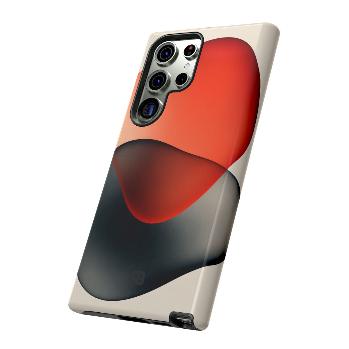 Translucent Crimson Form · Tough Phone Case for Samsung · Red