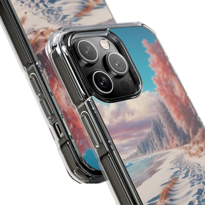 Snowy Footprints iPhone 14 Pro Max Case - Impact