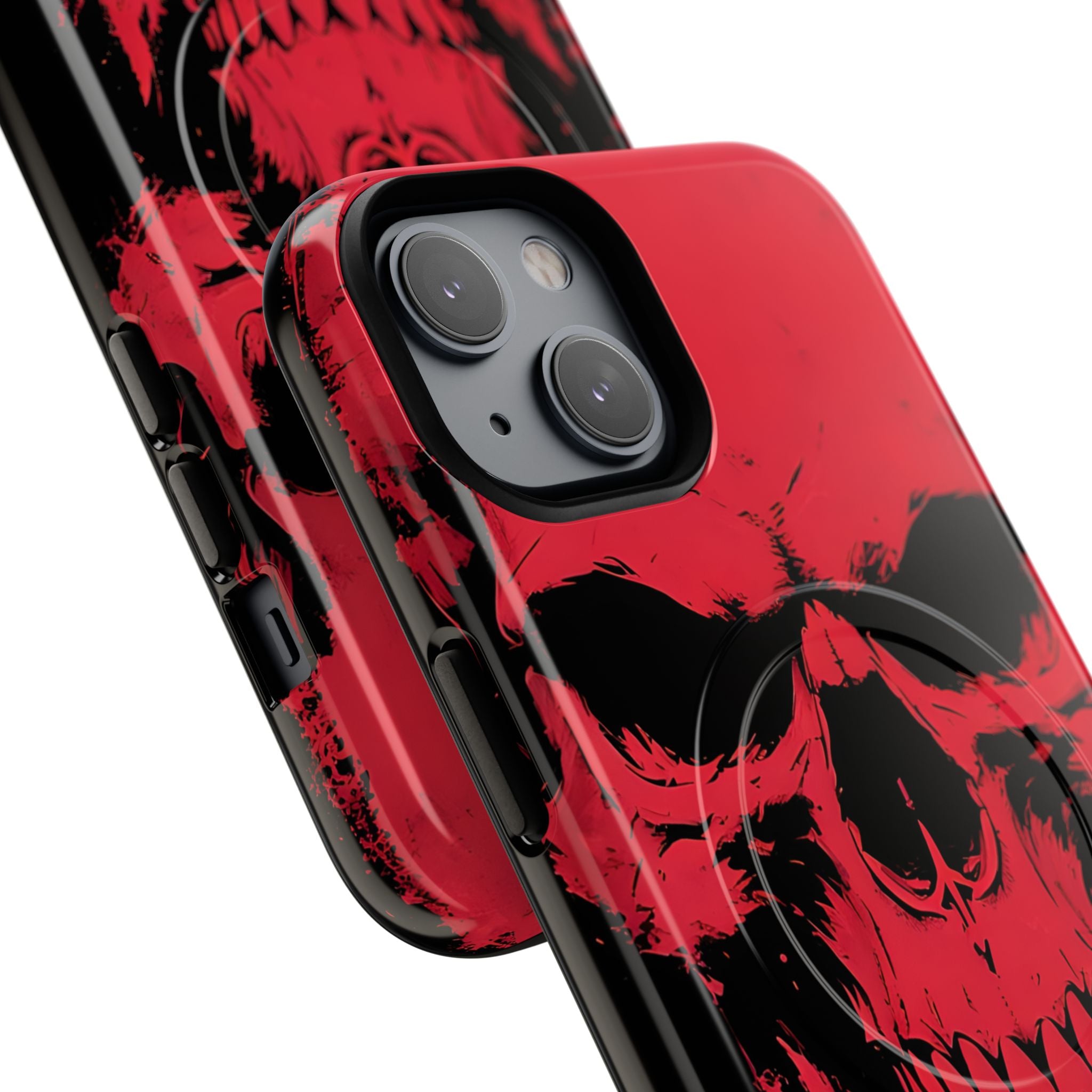 Crimson Street Skull · Tough+ Magsafe