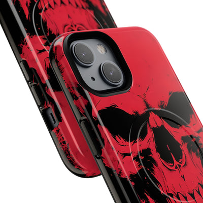 Crimson Street Skull · Tough+ Magsafe
