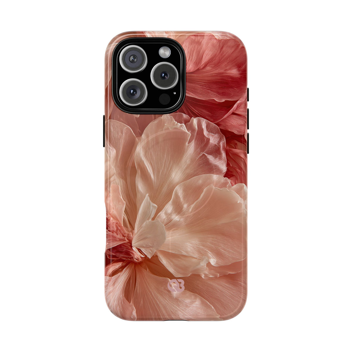 Blush Silk Bloom · Tough 2.0 Magnetic Phone Case for iPhone · Pink