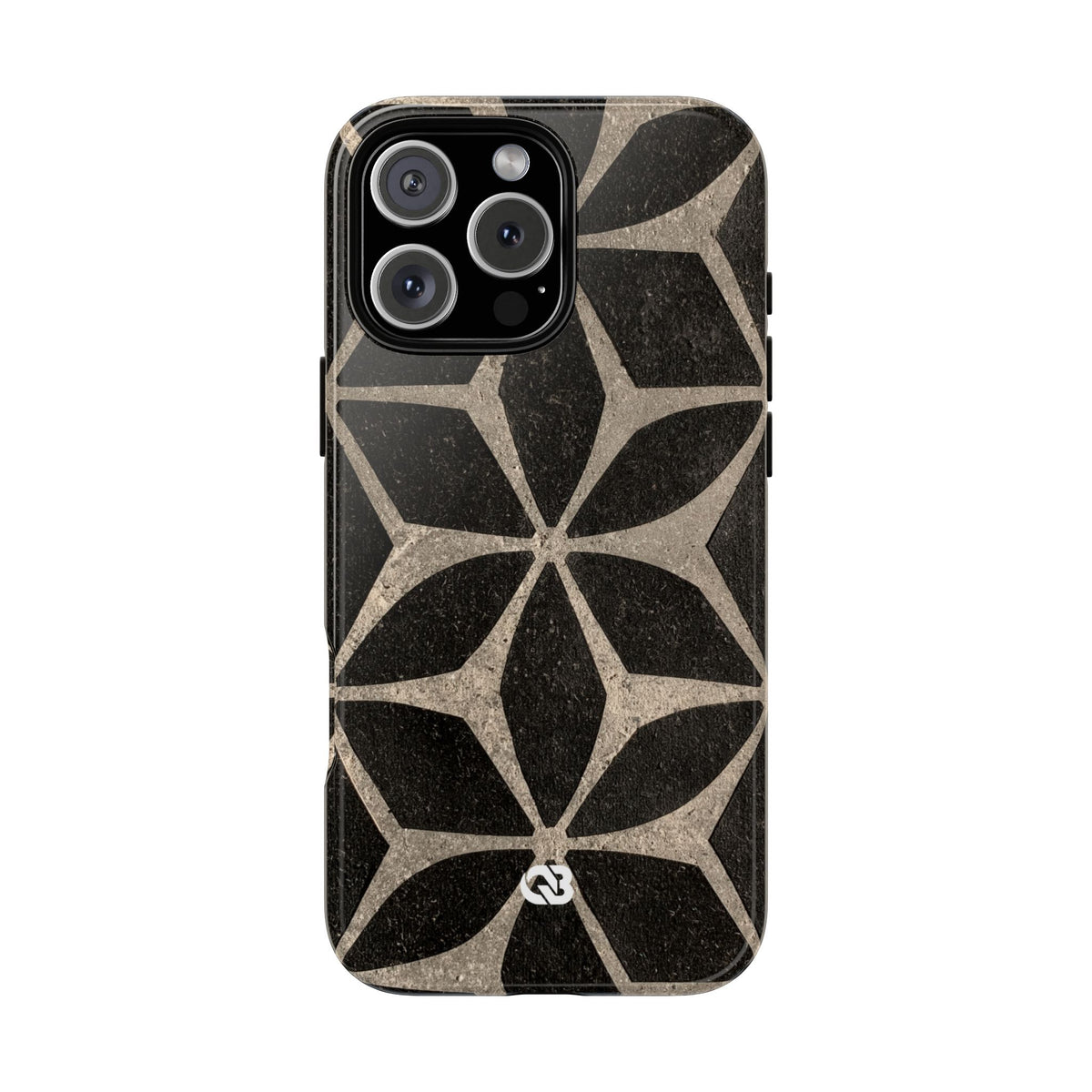 Concrete Mosaic Star · Tough Phone Case for iPhone · Black