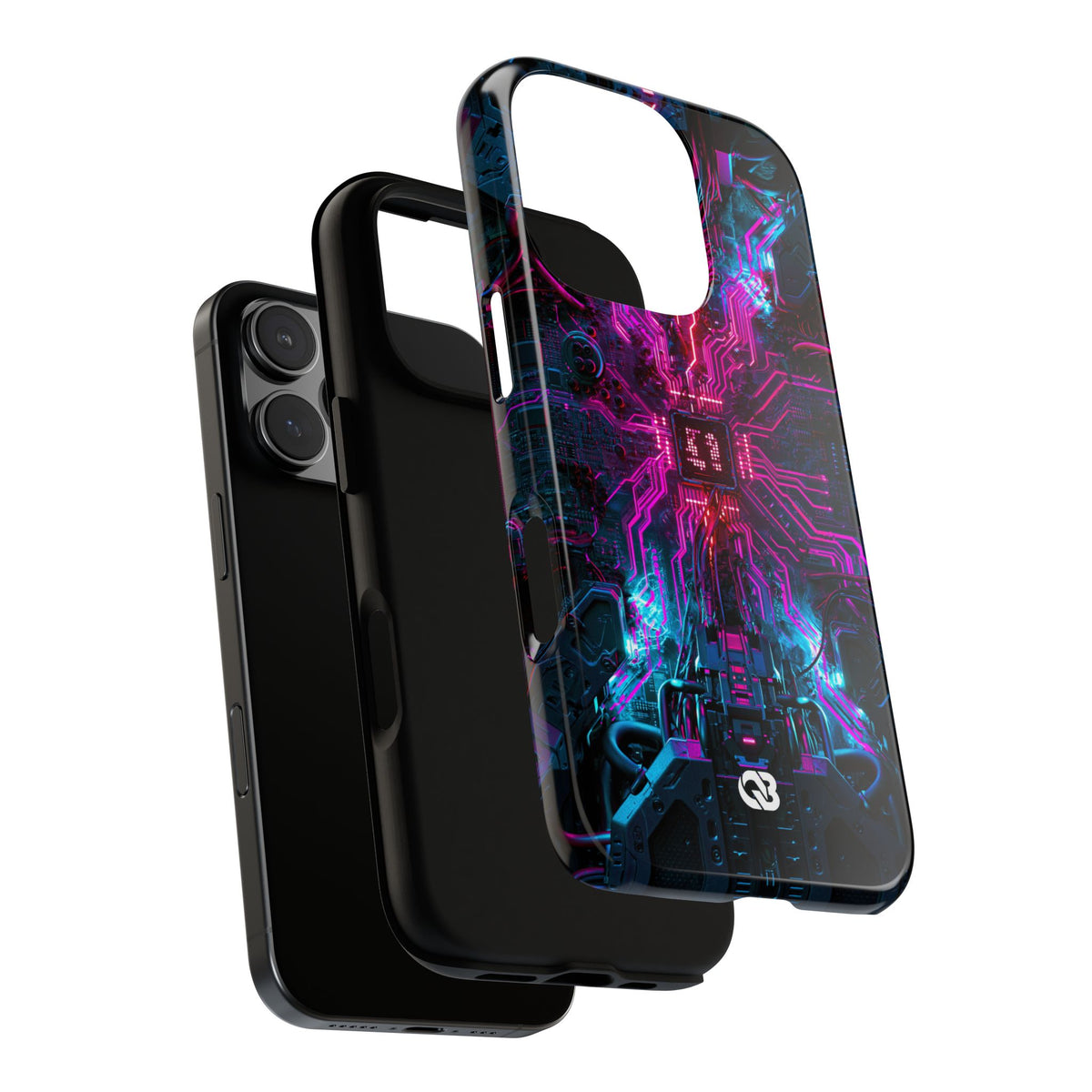 Neural Circuit Core · Tough Phone Case for iPhone · Black