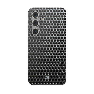 Silver Lite Phone Case for Samsung - Brutalist Steel Mesh