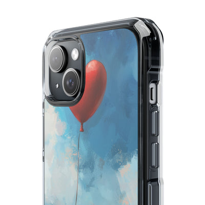 Crimson Heart Sky · Impact Phone Case for iPhone · Magsafe