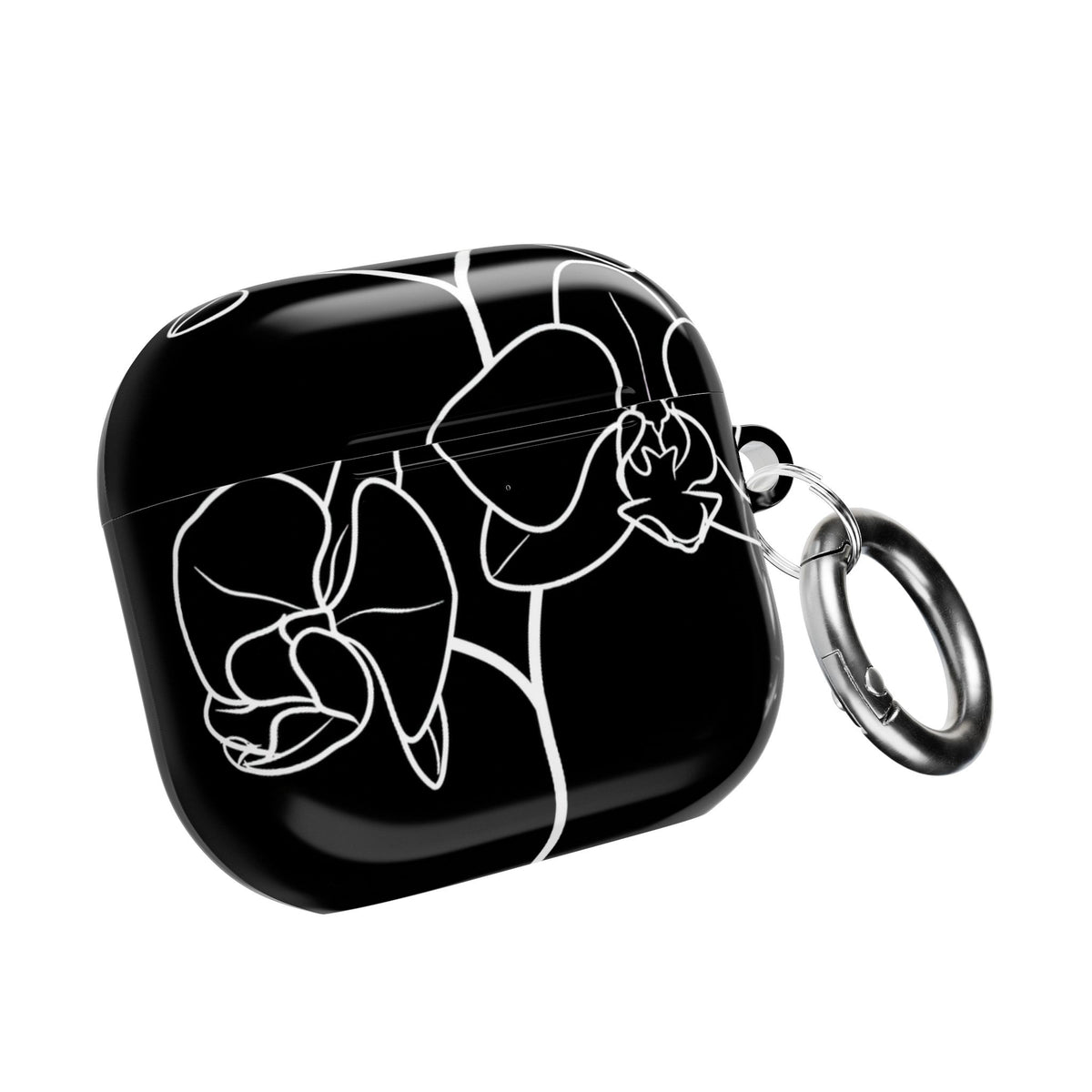 Midnight Orchid · Hard Case for AirPods & AirPods Pro · Black
