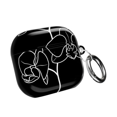 Midnight Orchid · Hard Case for AirPods & AirPods Pro · Black