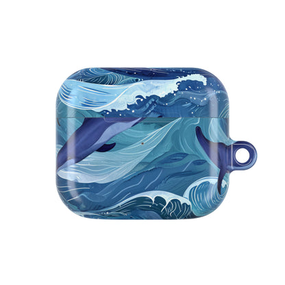 Dolphin Wave Dance - AirPods Case
