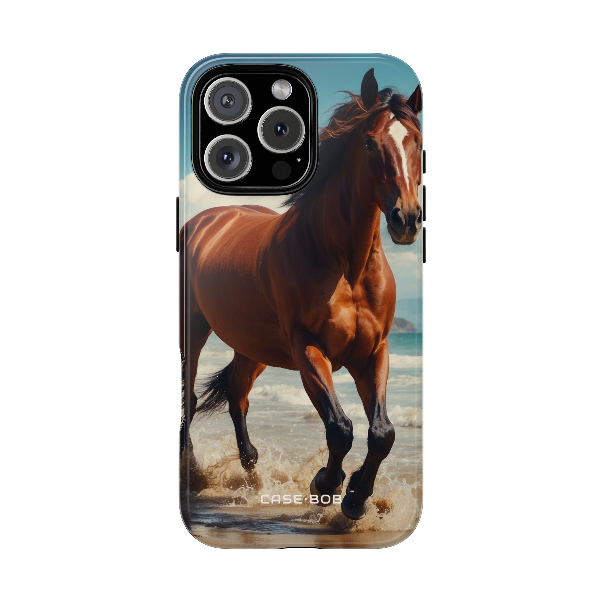 Blazing Horse iPhone 16 Pro Max Cover - Tough