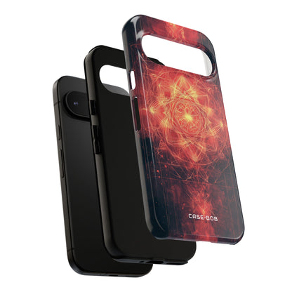 Strahlendes Mandala Google Pixel 9 Case - Tough