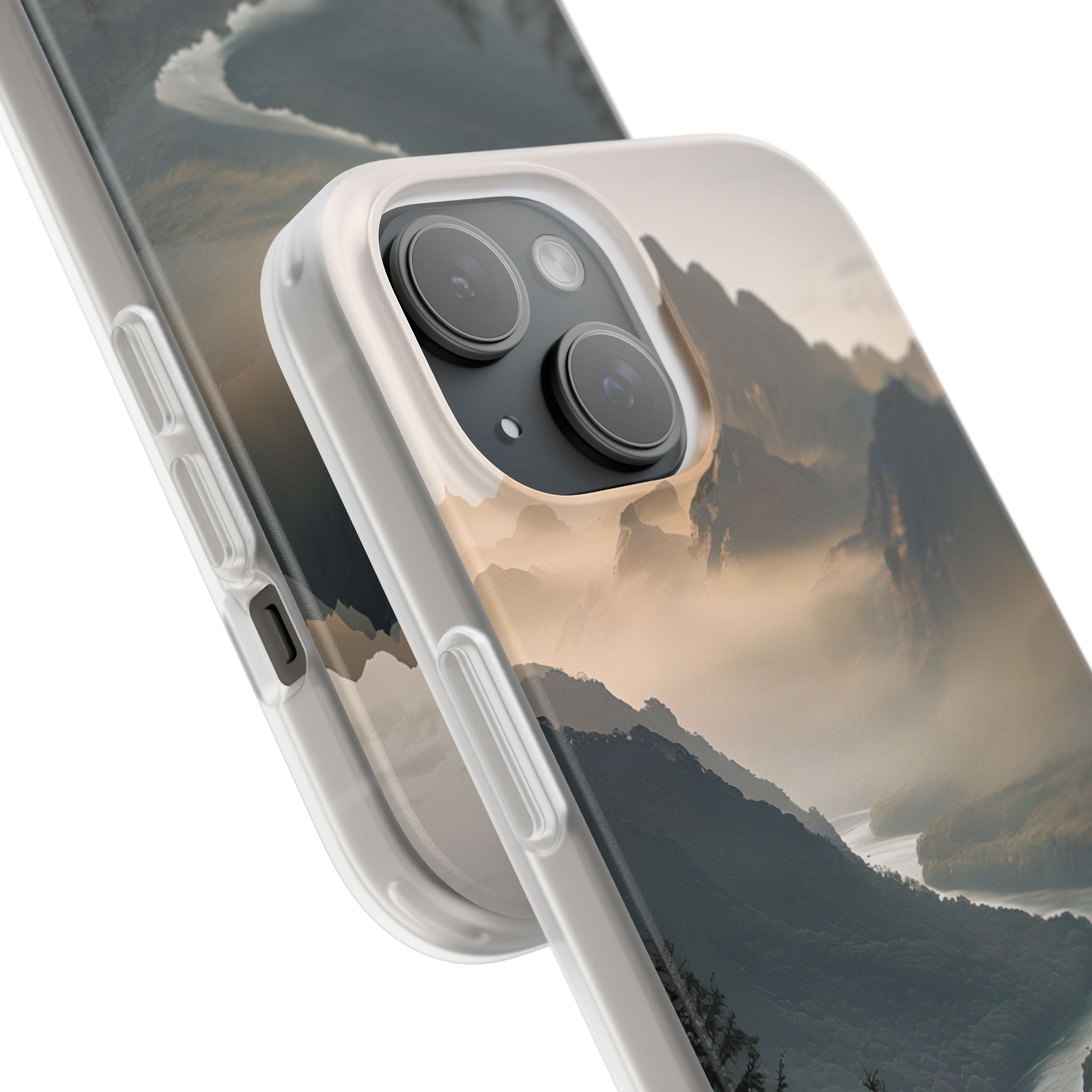 Golden Summit Valley · Soft Phone Case for iPhone