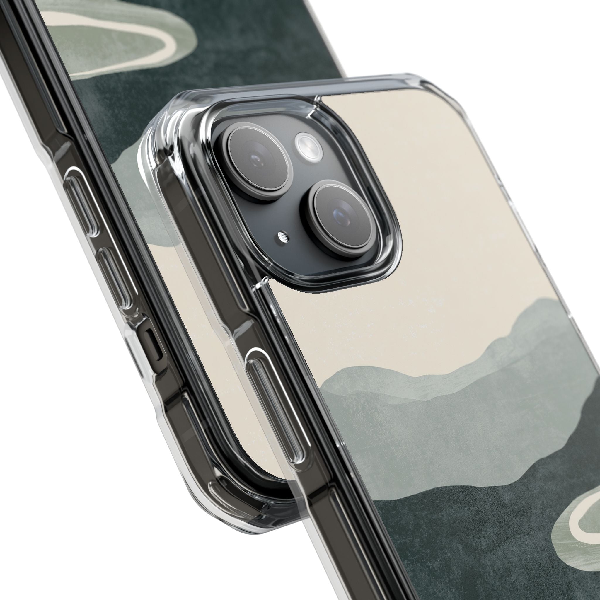 Green Impact MagSafe Phone Case for iPhone - Misty Sage Valley