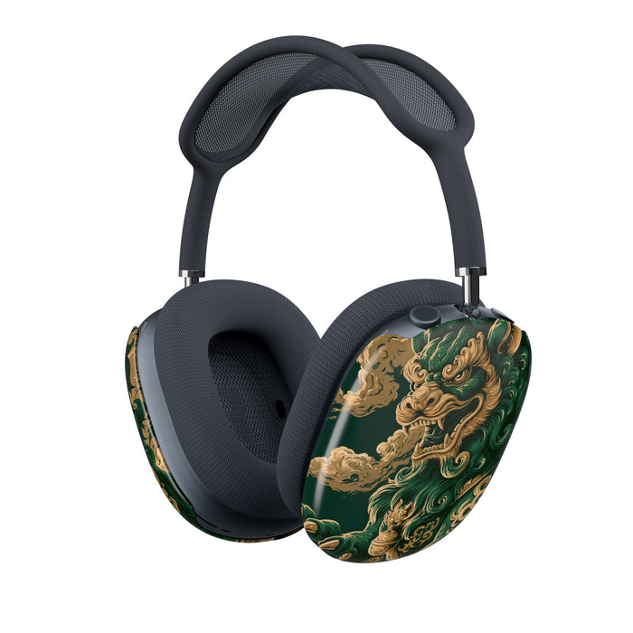 Imperial Guardian Lion · Hard Case for AirPods Max · Green