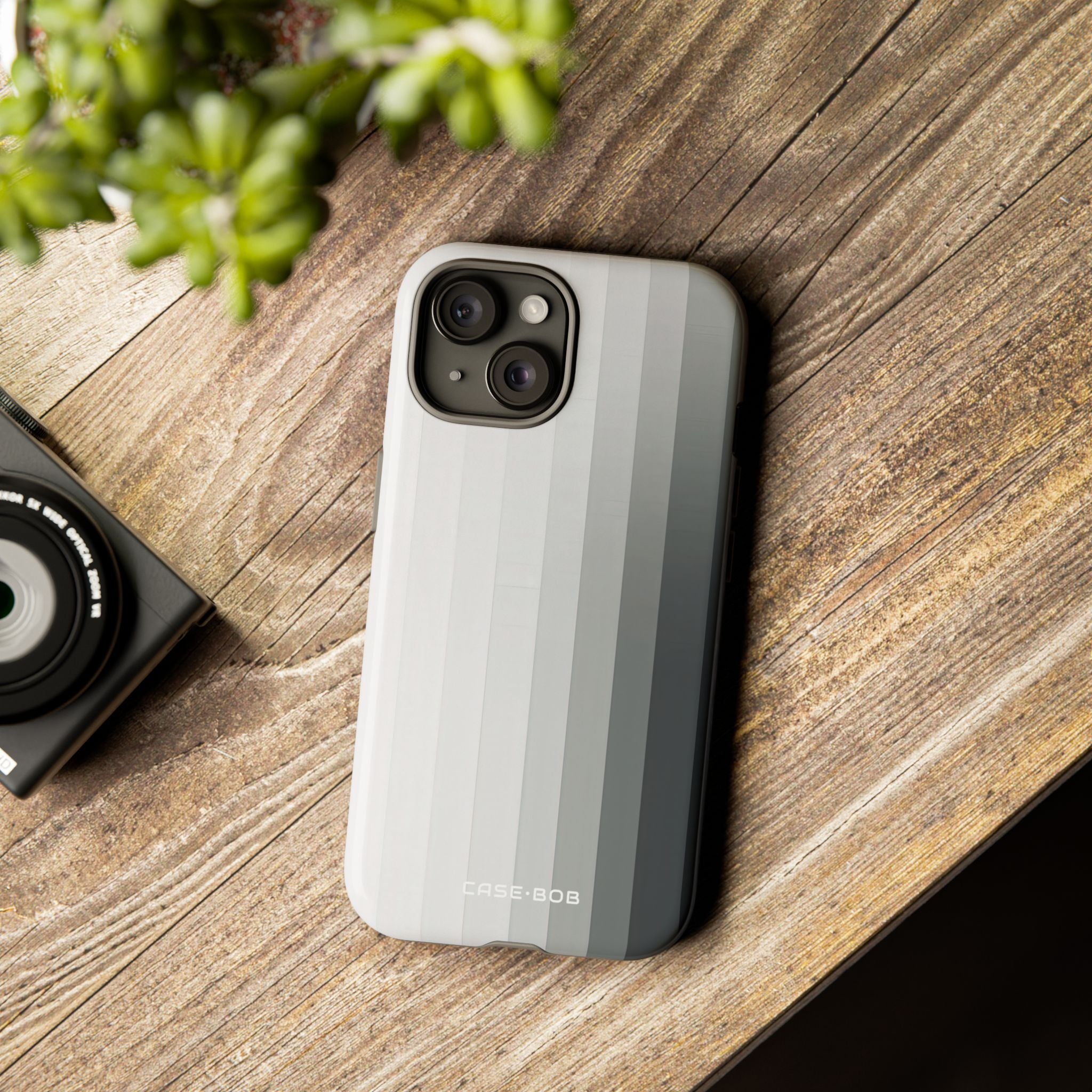 Gradient Bands iPhone 15 Case - Tough