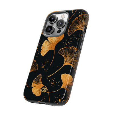 Gilded Ginkgo · Tough Phone Case for iPhone · Gold