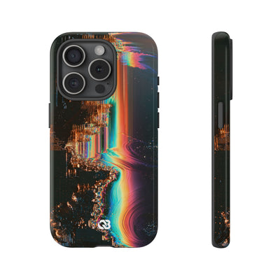 Prismatic Circuit · Tough Phone Case for iPhone · Black