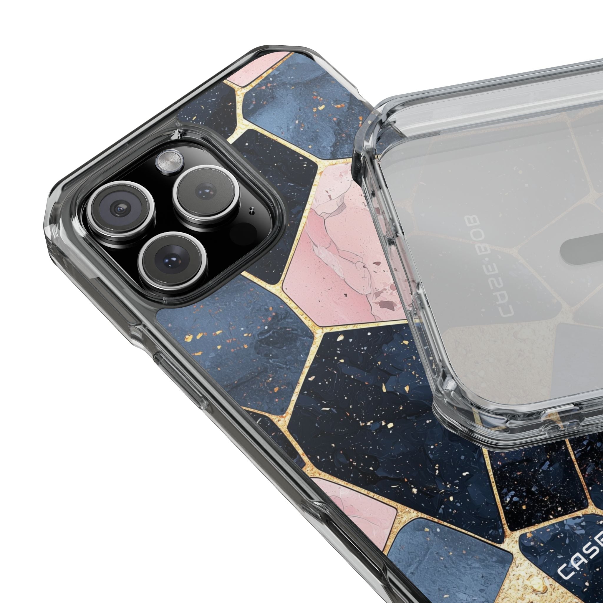 Golden Mosaic iPhone 16 Pro Max Case - Impact