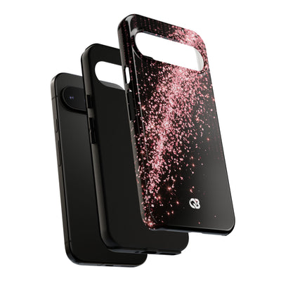 Rose Digital Cascade · Tough Phone Case for Pixel ·  Pink