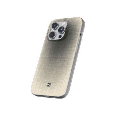 Beige Lite Phone Case for iPhone - Carbon Screen Grid