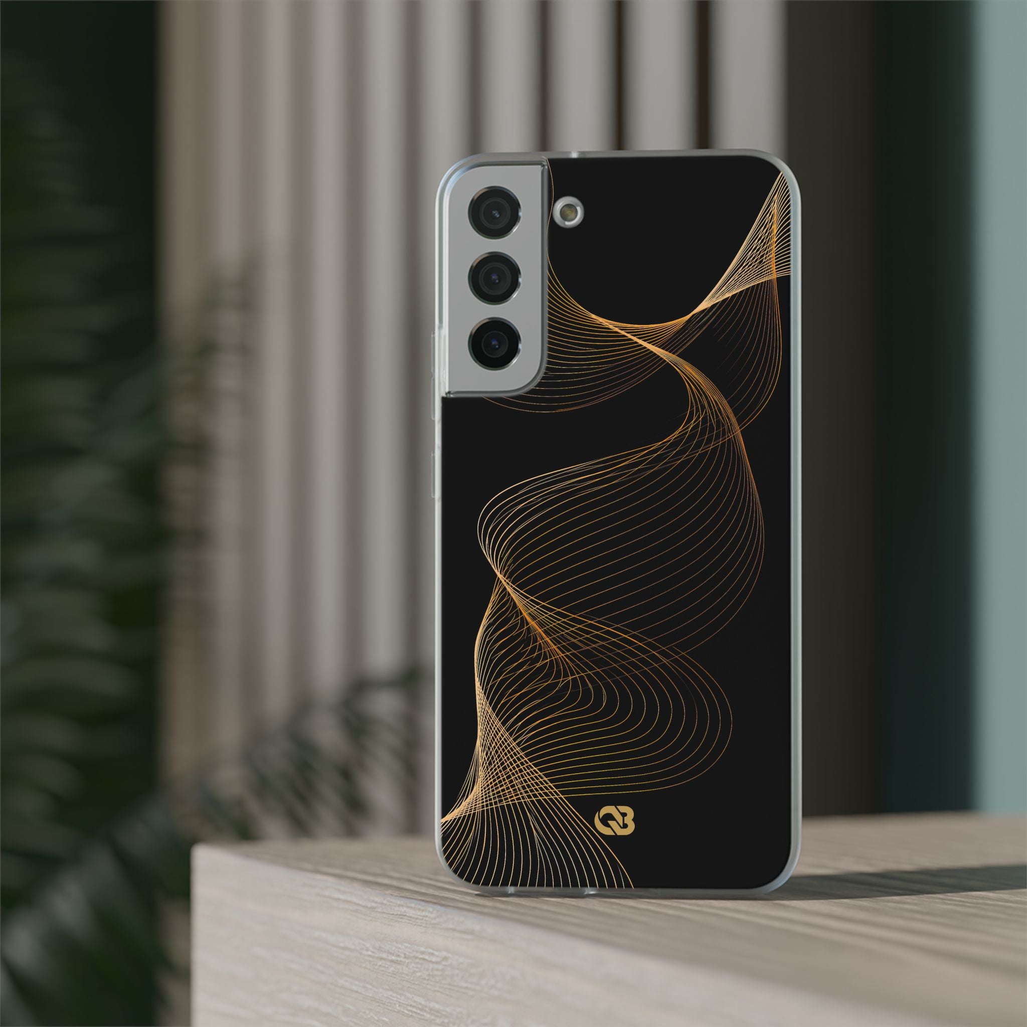 Gold Lite Phone Case for Samsung - Burnished Bronze Helix