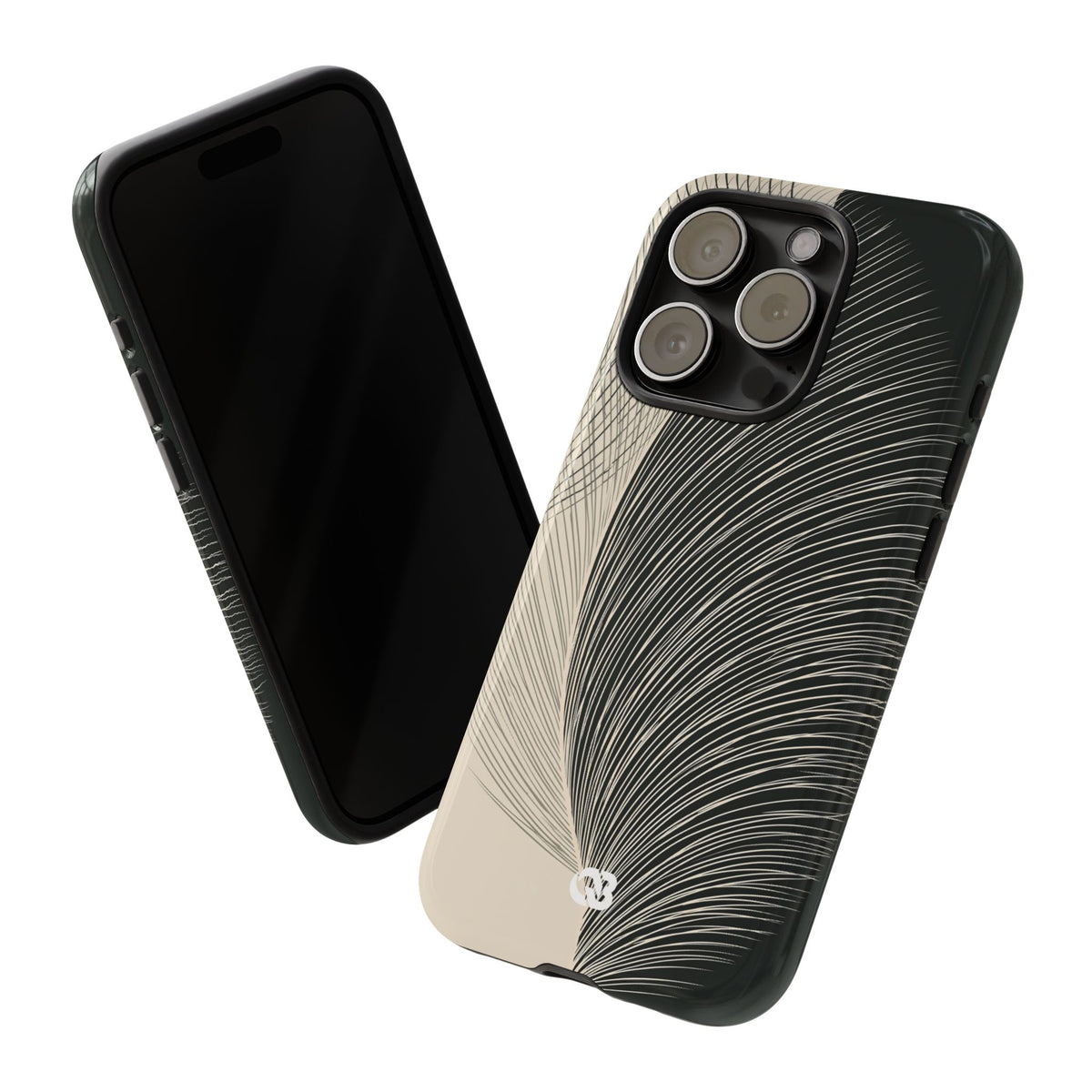 Minimal Frond Study · Tough Phone Case for iPhone · Black