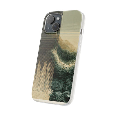 Beige Lite Phone Case for iPhone - Veridian Data Ridge