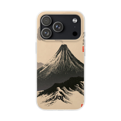 Beige Lite Phone Case for iPhone - Obsidian Ink Summit