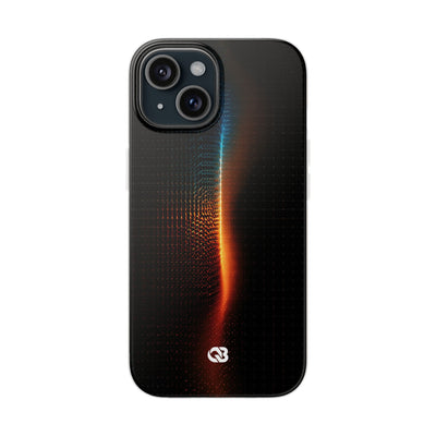 Luminous Refraction Grid · Lite Phone Case for iPhone ·  Black