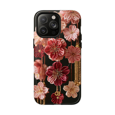 Silk Blossom Kanzashi · Tough 2.0 Magnetic Phone Case for iPhone · Pink