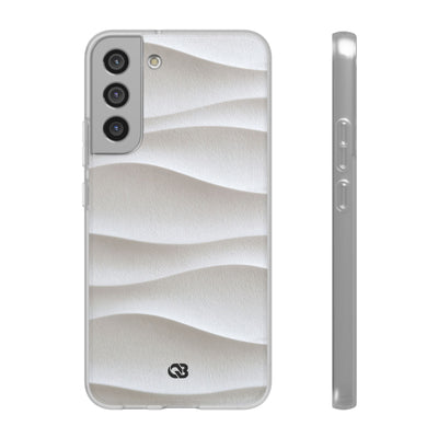 Sculpted Dune Relief · Lite Phone Case for Samsung · White