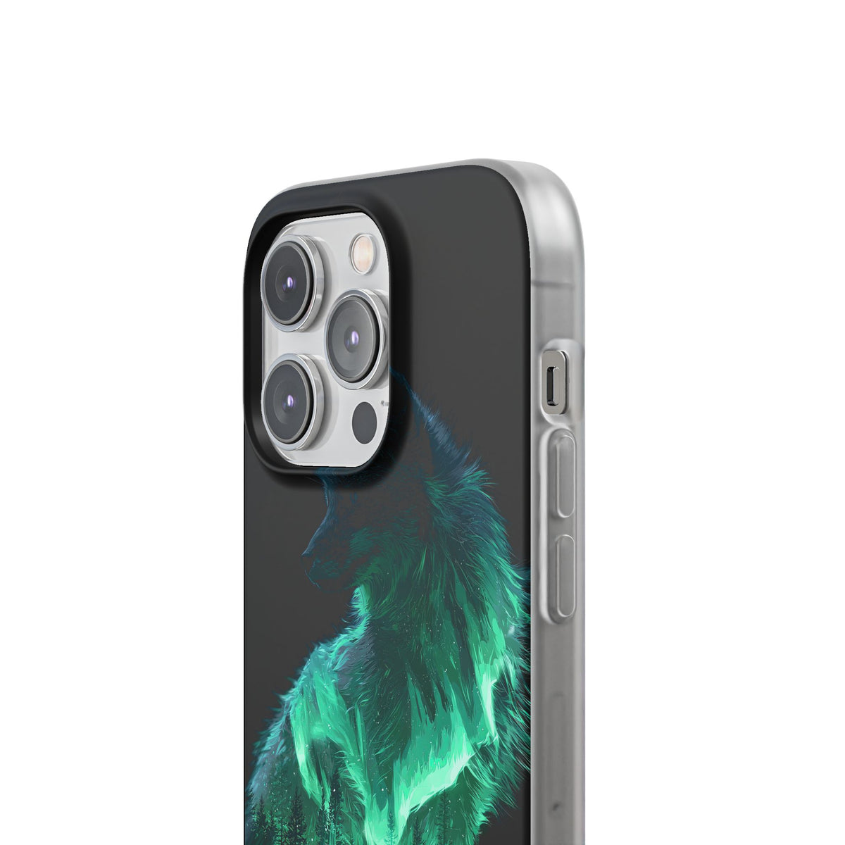 Nordic Aurora Fox · Lite Phone Case for iPhone ·  Teal