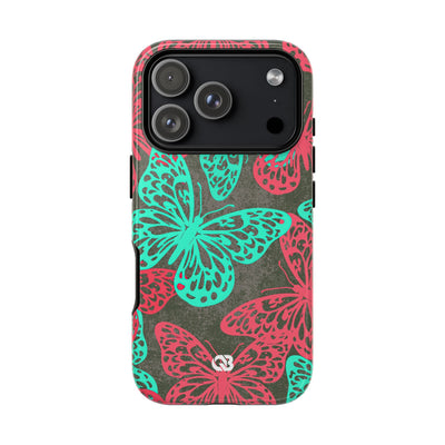 Electric Papillon · Tough Phone Case for iPhone · Pink