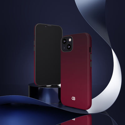 Bordeaux Spectrum · Tough Phone Case for iPhone · Red