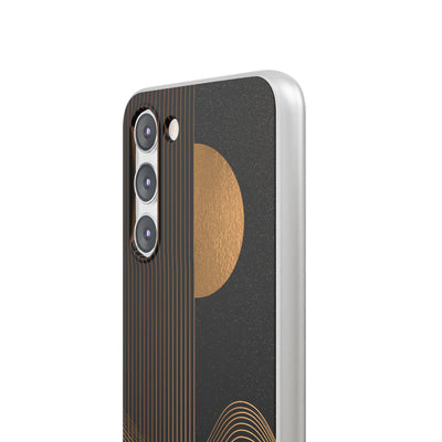 Lunar Topo Horizon · Lite Phone Case for Samsung · Black
