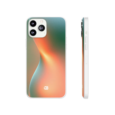 Radiant Contour · Lite Phone Case for iPhone ·  Orange