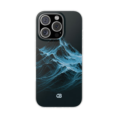 Nordic Frost Peak · Lite Phone Case for iPhone ·  Blue