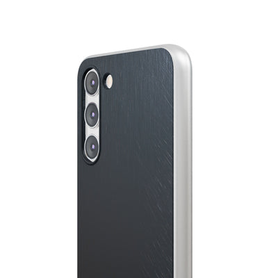 Brushed Obsidian Steel · Lite Phone Case for Samsung · Black