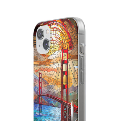 Crimson Arch Coast · Soft Custodia per iPhone